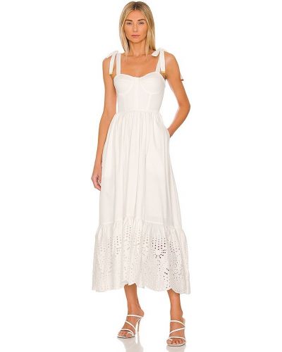 Sukienka długa Karina Grimaldi, biały