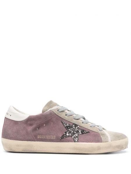 Stjernemønster ruskind sneakers Golden Goose