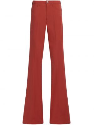 Pantaloni cu picior drept Marni roșu