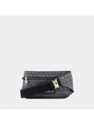Cinturón de tejido jacquard Dolce & Gabbana negro