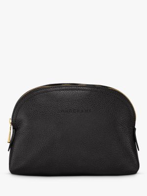 Кожаный мини сумочка Longchamp черный
