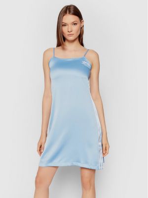 Satenska haljina Adidas plava