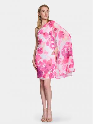 Slim fit koktejlové šaty Joseph Ribkoff růžové