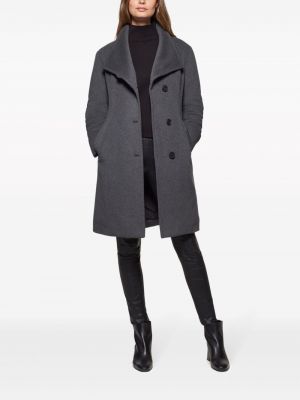 Vlněný kabát Norwegian Wool šedý