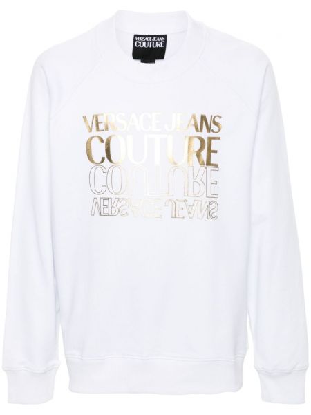 Памучен суитчър с принт Versace Jeans Couture