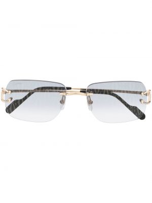 Слънчеви очила Cartier Eyewear златисто