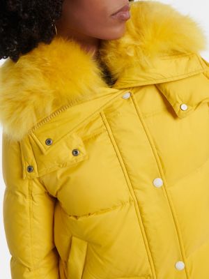 Pernata jakna Yves Salomon žuta