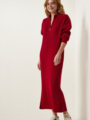 Sukienka oversize Happiness İstanbul czerwona
