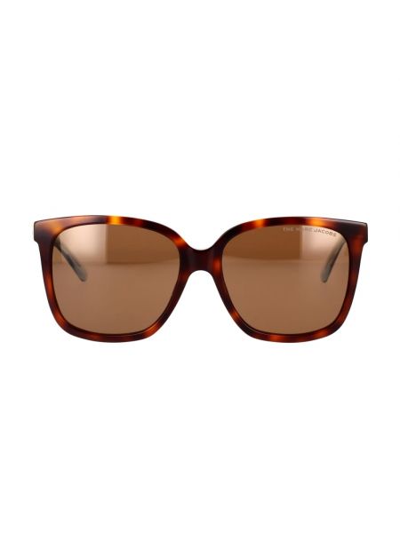 Okulary przeciwsłoneczne eleganckie Marc Jacobs brązowe