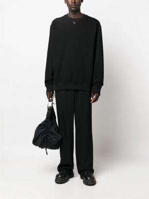 Sweatshirt aus baumwoll Prada schwarz