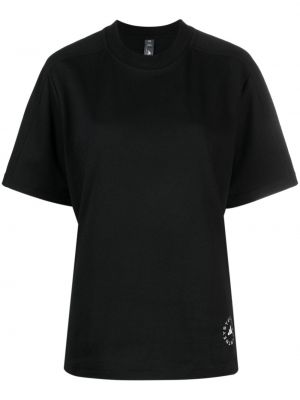Koszulka z nadrukiem Adidas By Stella Mccartney czarna