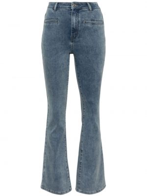 High waist bootcut jeans ausgestellt B+ab blau