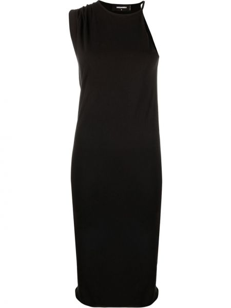 Asymmetrisk dress Dsquared2 svart