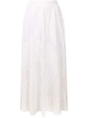 Midi sukně Cecilia Prado bílé