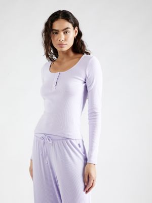 Medvilninis marškinėliai Cotton On Body violetinė