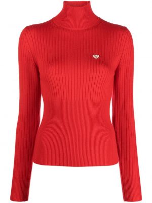 Вълнен пуловер Casablanca червено