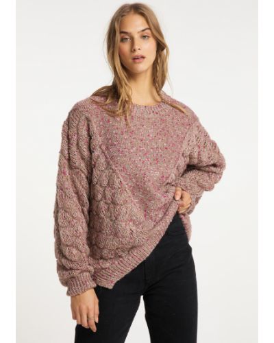 Oversize džemperis Izia rozā