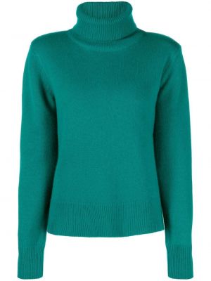 Плетен пуловер P.a.r.o.s.h. зелено