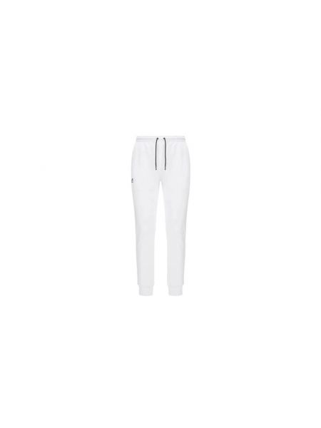 Obcisłe spodnie slim fit K-way białe
