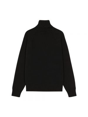 Jersey cuello alto de tela jersey Kenzo negro