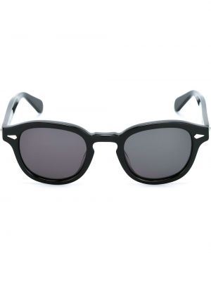 Czarne okulary przeciwsłoneczne Lesca