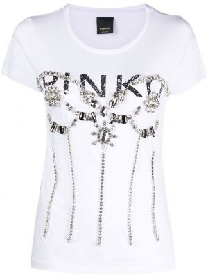 T-shirt Pinko vit