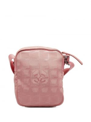 Ceļojumu soma Chanel Pre-owned rozā
