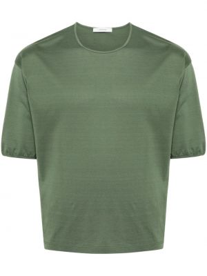 Kokvilnas t-krekls Lemaire zaļš