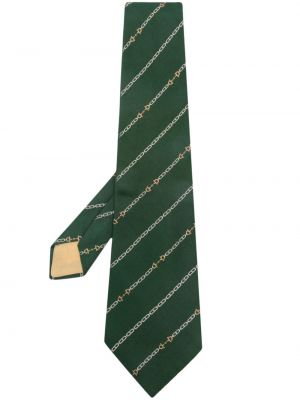 Cravatta con stampa Gucci Pre-owned