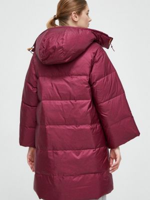 Oversized péřová bunda The North Face vínová