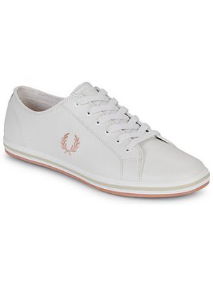 Sneakers di pelle Fred Perry beige