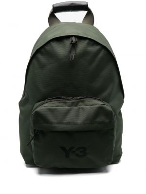 Trykt zip ryggsekk Y-3 grønn