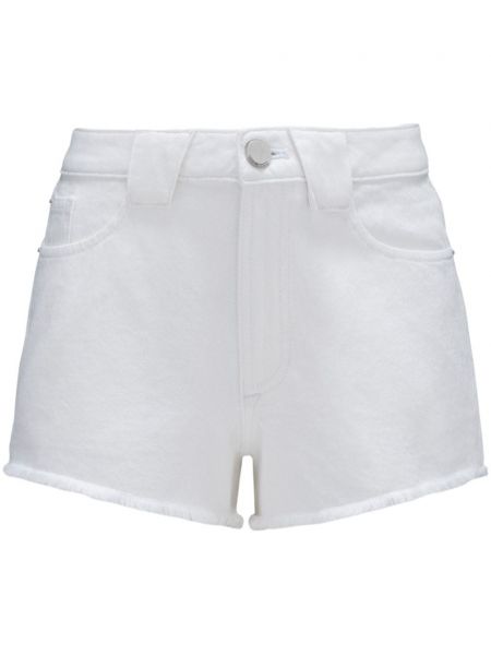 Shorts en jean en coton Perfect Moment blanc
