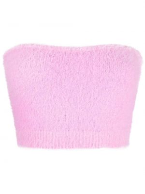 Růžový pletený top Isabel Marant Etoile