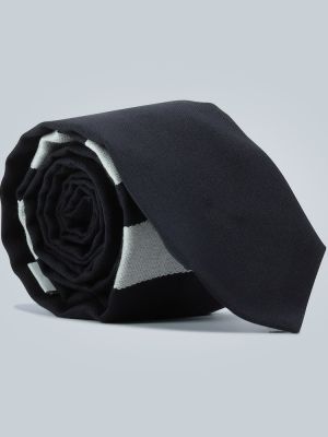 Gestreifte woll krawatte Thom Browne