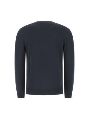 Sweter bawełniany Aspesi niebieski