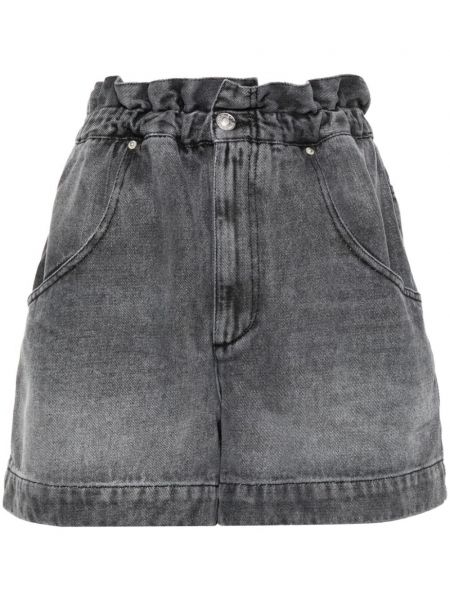 Kratke traper hlače Isabel Marant siva