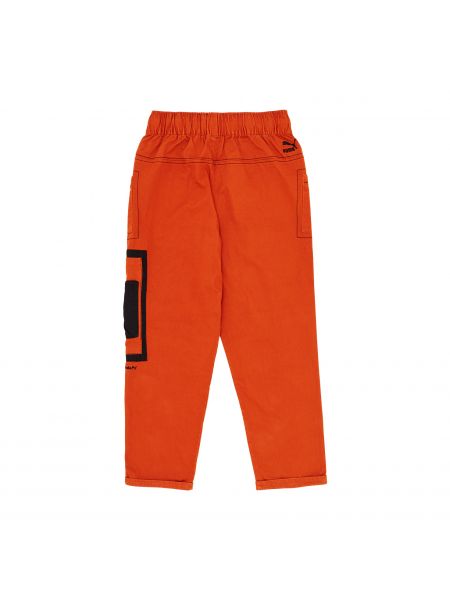 Спортивные штаны Puma оранжевые