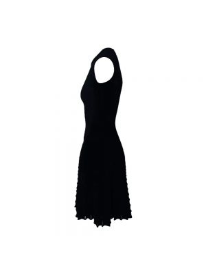 Sukienka wełniana Alaïa Pre-owned czarna