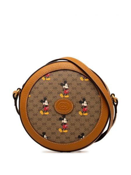 Sac rond Gucci Pre-owned marron