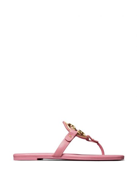 Nahka sandaalit Tory Burch pinkki