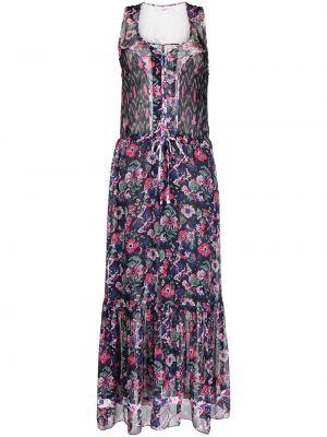 Trykt floral ermeløs dress Isabel Marant étoile lilla