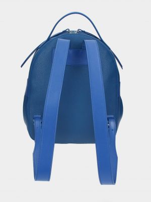 Kožený batoh Elega modrý