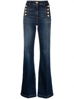 Stretch jeans Elisabetta Franchi blå