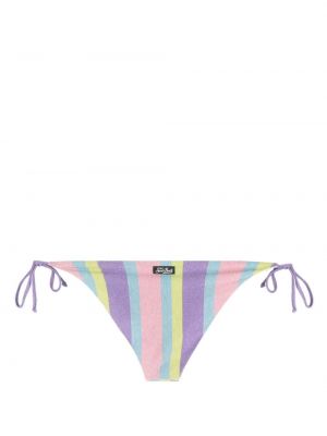 Gestreifter bikini mit print Mc2 Saint Barth pink