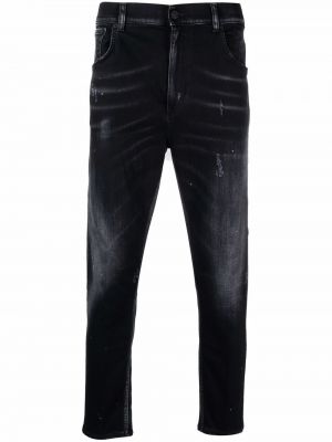 Nødlidende skinny jeans Dondup svart