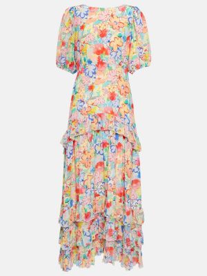 Midi haljina s cvjetnim printom Rixo