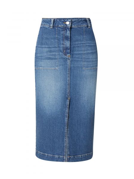 Denimnederdel Gant blå