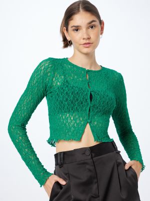 Βαμβακερή μπλούζα Cotton On πράσινο