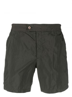 Kratke hlače s gumbima Canali zelena